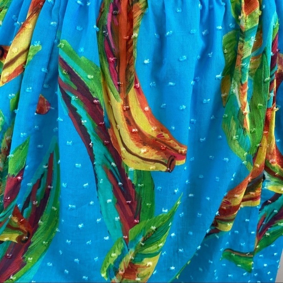 FARMRIO Banana Sky Blouse Blue Multi XS NWT - Picture 8 of 13